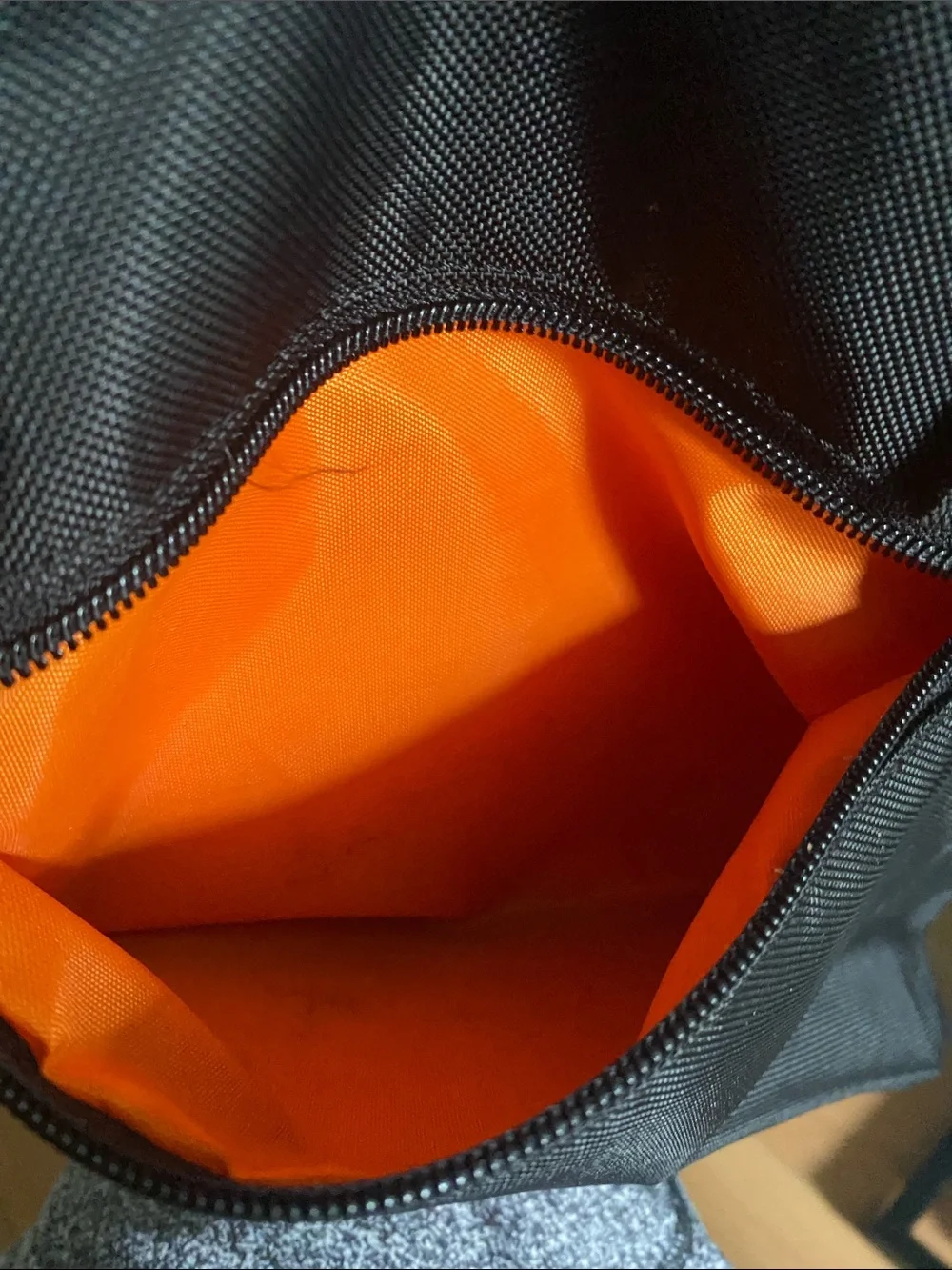 Harley-Davidson Black Tote with Orange and Cream Stripe and Logo Patch - Picture 11 of 11